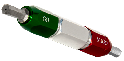 Hexagon Go No Go Gage